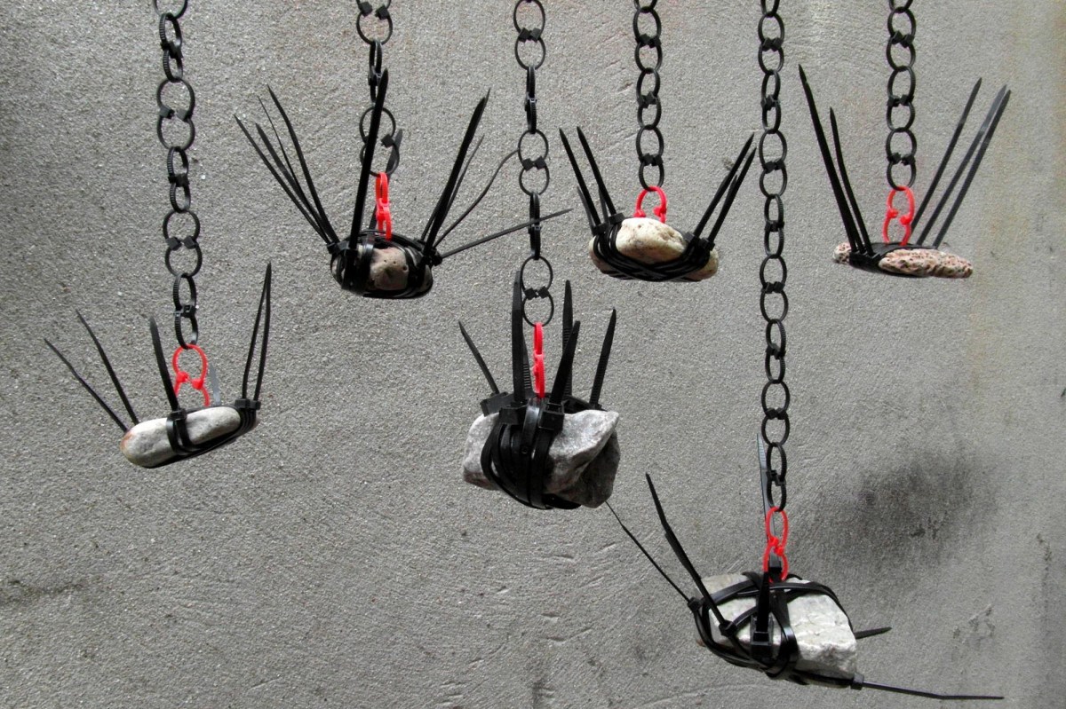 suspended sculptures